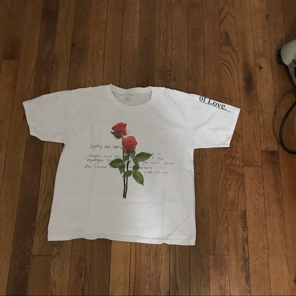 NWOT Urban Outfitters Letters Of Love Graphic Tee - Picture 1 of 2